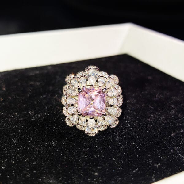 Luxury Luxury bridal party Necklace Earrings Ring Super shiny Zircon earrings Pendant temperament pendants - Image 12