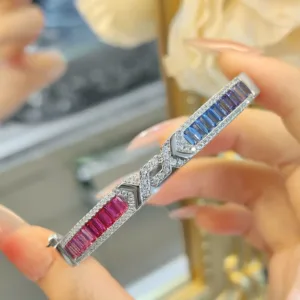 Pink gemstone bracelet